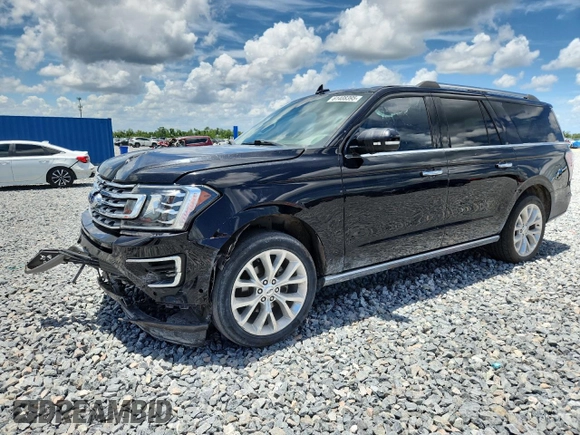 2019 Ford Expedition Max Limited with VIN 1FMJK2AT2KEA70734, listed as a Copart auction lot 61408395 with 229,422 mi miles and Non repairable. Bid and sale history available at DreamBid. Image 1.