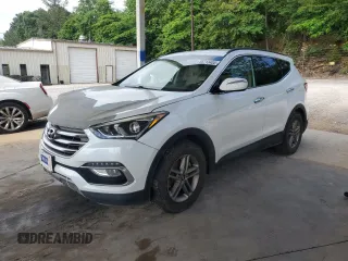 2017 Hyundai Santa Fe 2.4L z VIN 5NMZUDLB2HH006278, wystawiony jako Copart lot #56713405 z przebiegiem 90 083 mil mil oraz Szkoda całkowita • Salvage title. Historia ofert i sprzedaży dostępna na DreamBid. Obrazek 1.