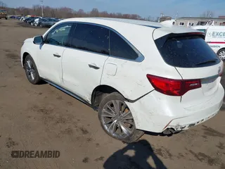 2017 Acura MDX w/Technology Pkg with VIN 5FRYD4H56HB023051, listed as a IAAI auction lot 41893936 with 109,546 mi miles. Bid and sale history available at carsss.com. Image 6.