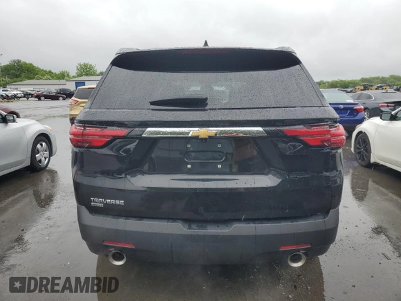 2024 Chevrolet Traverse LS with VIN 1GNESTKWXRJ139814, listed as a Copart auction lot 58866285 with 19,985 mi miles and Salvage title. Bid and sale history available at DreamBid. Image 6.