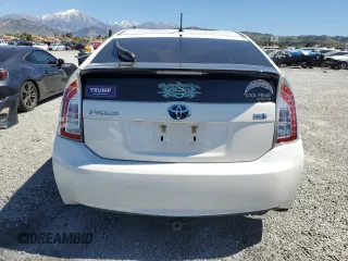 2013 Toyota Prius One with VIN JTDKN3DU7D5583782, listed as a Copart auction lot 49574105 with 155,842 mi miles and Salvage Title. Bid and sale history available at carsss.com. Image 6.