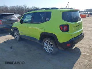 2017 Jeep Renegade Altitude with VIN ZACCJBBB1HPF11677, listed as a IAAI auction lot 41711727 with 58,527 mi miles and . Bid and sale history available at DreamBid. Image 3.