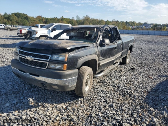 2007 Chevrolet Silverado 2500HD Classic LT3 with VIN 1GCHK23DX7F145853, listed as a Copart auction lot 74988774 with 0 mi miles and Non Repairable. Bid and sale history available at carsss.com. Image 1.
