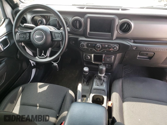 2022 Jeep Wrangler Sport with VIN 1C4HJXAG2NW277421, listed as a Copart auction lot 63097913 with 25,141 mi miles and . Bid and sale history available at DreamBid. Image 8.