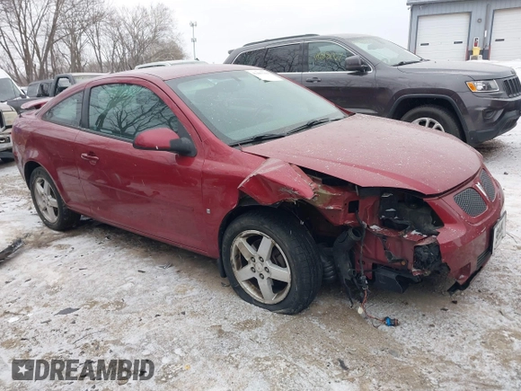 2009 Pontiac G5 with VIN 1G2AS18H197145717, listed as a IAAI auction lot 41407769 with 163,902 mi miles. Bid and sale history available at carsss.com. Image 1.