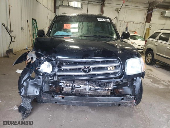 2003 Toyota Sequoia SR5 with VIN 5TDBT44A43S202318, listed as a Copart auction lot 44567085 with 0 mi miles and Non Repairable. Bid and sale history available at carsss.com. Image 5.