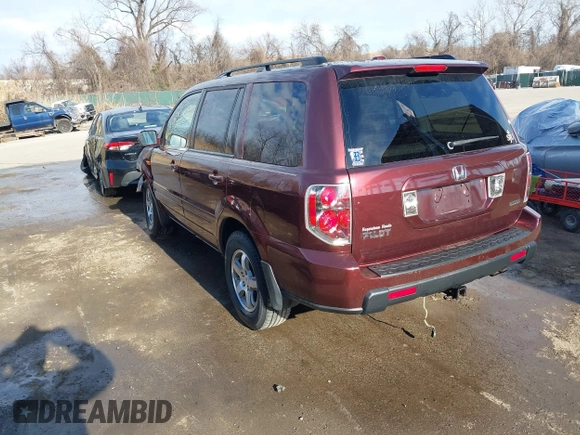 2007 Honda Pilot EX-L with VIN 5FNYF18647B004936, listed as a IAAI auction lot 41656465 with 225,580 mi miles and . Bid and sale history available at DreamBid. Image 3.