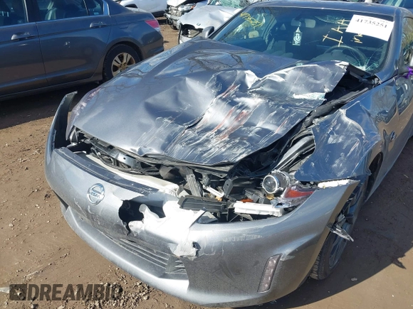 2017 Nissan 370Z with VIN JN1AZ4EH9HM954561, listed as a IAAI auction lot 41735251 with 24,542 mi miles. Bid and sale history available at carsss.com. Image 6.