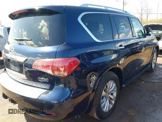 2016 Infiniti QX80 with VIN JN8AZ2NE7G9120964, listed as a IAAI auction lot 41897591 with 181,631 mi miles and . Bid and sale history available at DreamBid. Image 4.