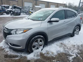 2016 Honda HR-V EX-L w/Navi with VIN 3CZRU6H74GM750874, listed as a IAAI auction lot 41990697 with 115,474 mi miles. Bid and sale history available at carsss.com. Image 2.