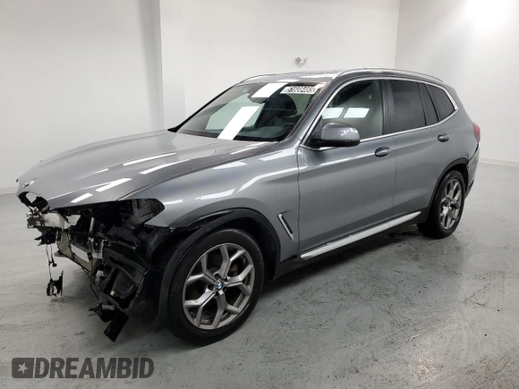 2024 BMW X3 sDrive30i with VIN 5UX43DP0XR9T81899, listed as a Copart auction lot 51608465 with 32,897 mi miles and Non Repairable. Bid and sale history available at DreamBid. Image 1.
