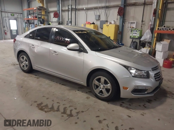 2015 Chevrolet Cruze LT with VIN 1G1PC5SB4F7132513, listed as a IAAI auction lot 41883088 with 131,185 mi miles and . Bid and sale history available at DreamBid. Image 1.