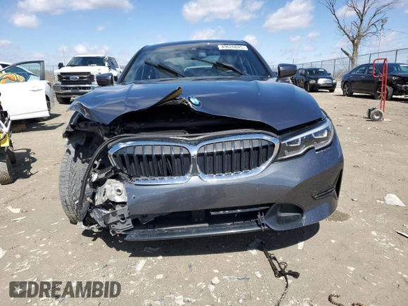 2021 BMW 3 Series 330i xDrive with VIN WBA5R7C04MFK51040, listed as a Copart auction lot 49620045 with 51,069 mi miles and Salvage Title. Bid and sale history available at carsss.com. Image 5.