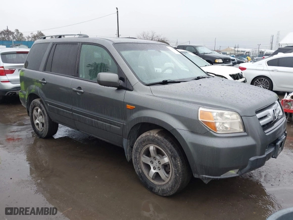2007 Honda Pilot EX-L with VIN 5FNYF28617B024003, listed as a IAAI auction lot 41479218 with 201,868 mi miles. Bid and sale history available at carsss.com. Image 1.