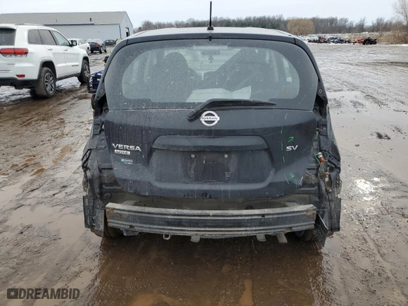 2019 Nissan Versa Note SV with VIN 3N1CE2CP7KL362516, listed as a Copart auction lot 42712255 with 88,076 mi miles and Salvage Title. Bid and sale history available at carsss.com. Image 6.