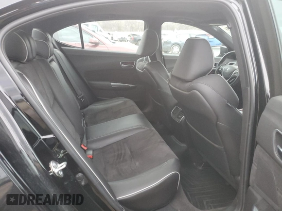 2019 Acura TLX w/A-Spec Pkg with VIN 19UUB3F6XKA005021, listed as a Copart auction lot 46462965 with 84,381 mi miles and Salvage title. Bid and sale history available at DreamBid. Image 10.
