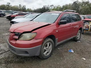 2003 Mitsubishi Outlander LS with VIN JA4LX31G03U109359, listed as a Copart auction lot 47572045 with 213,962 mi miles and Salvage Title. Bid and sale history available at carsss.com. Image 1.