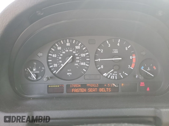 2003 BMW X5 4.4i with VIN 5UXFB33583LH49887, listed as a Copart auction lot 49739465 with 178,534 mi miles and Clean Title. Bid and sale history available at carsss.com. Image 9.