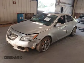 2011 Buick Regal CXL Turbo TO2 with VIN W04GW5EV6B1082404, listed as a IAAI auction lot 40234055 with 145,182 mi miles. Bid and sale history available at carsss.com. Image 2.