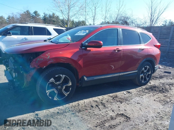 2017 Honda CR-V Touring with VIN 5J6RW2H95HL063877, listed as a IAAI auction lot 41982213 with 47,265 mi miles. Bid and sale history available at carsss.com. Image 14.