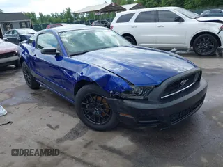 2013 Ford Mustang V6 with VIN 1ZVBP8AM7D5228491, listed as a IAAI auction lot 42209129 with 146,461 mi miles and . Bid and sale history available at DreamBid. Image 1.