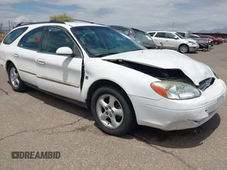 2000 Ford Taurus SE z VIN 1FAFP58S3YA259716, wystawiony jako IAAI lot #42195238 z przebiegiem 120 560 mil mil oraz . Historia ofert i sprzedaży dostępna na DreamBid. Obrazek 1.