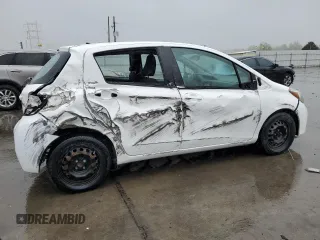 2015 Toyota Yaris L with VIN VNKKTUD32FA033118, listed as a Copart auction lot 56031875 with 111,306 mi miles and Salvage Title. Bid and sale history available at DreamBid. Image 3.