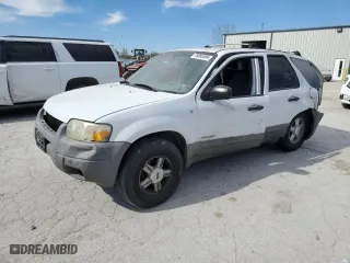 2001 Ford Escape XLT with VIN 1FMYU03121KC24061, listed as a Copart auction lot 75888584 with 155,901 mi miles and Salvage Title. Bid and sale history available at carsss.com. Image 1.