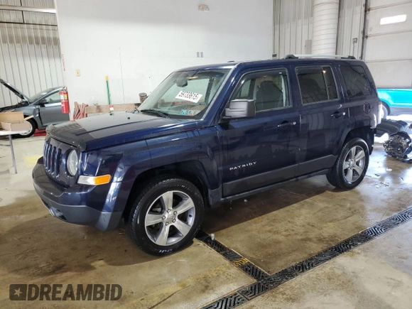 2016 Jeep Patriot Latitude with VIN 1C4NJRFB6GD580423, listed as a Copart auction lot 59733615 with 108,428 mi miles and Salvage title. Bid and sale history available at DreamBid. Image 1.