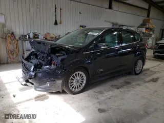 2013 Ford C-Max Energi SEL with VIN 1FADP5CU1DL533171, listed as a Copart auction lot 43702495 with 95,984 mi miles and Salvage Title. Bid and sale history available at carsss.com. Image 1.