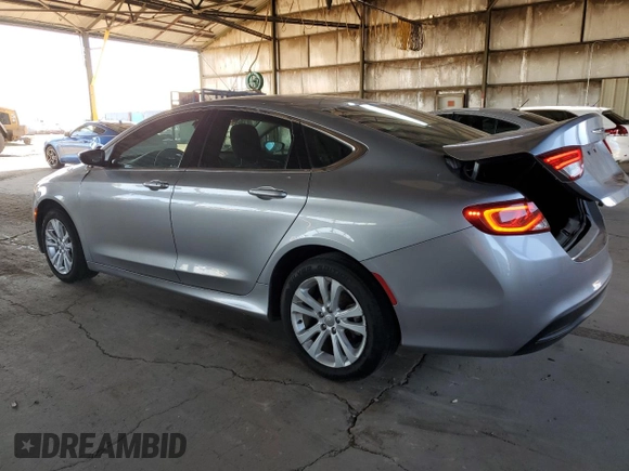 2016 Chrysler 200 LX with VIN 1C3CCCFBXGN186629, listed as a Copart auction lot 47370105 with 119,205 mi miles and Salvage Title. Bid and sale history available at carsss.com. Image 2.