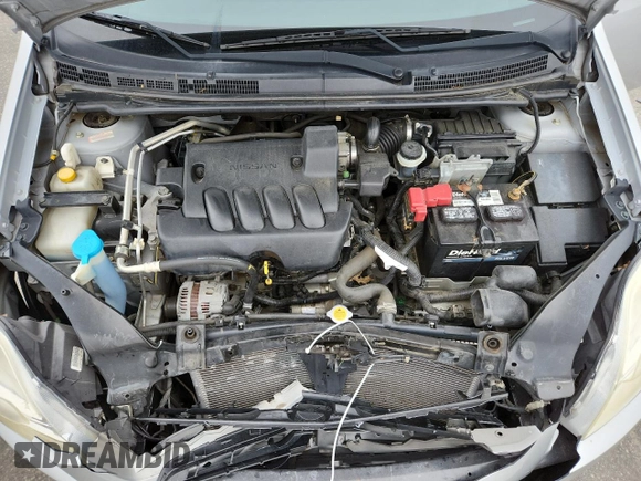 2012 Nissan Sentra 2.0 with VIN 3N1AB6AP7CL767819, listed as a Copart auction lot 58661265 with 118,150 mi miles and Salvage title. Bid and sale history available at DreamBid. Image 11.