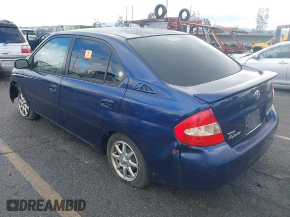 2003 Toyota Prius with VIN JT2BK18U830080841, listed as a IAAI auction lot 41529505 with 1 mi miles. Bid and sale history available at carsss.com. Image 3.