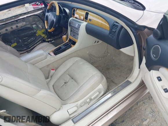 2002 Lexus SC 430 with VIN JTHFN48Y920008418, listed as a IAAI auction lot 42220823 with 152,907 mi miles and . Bid and sale history available at DreamBid. Image 5.