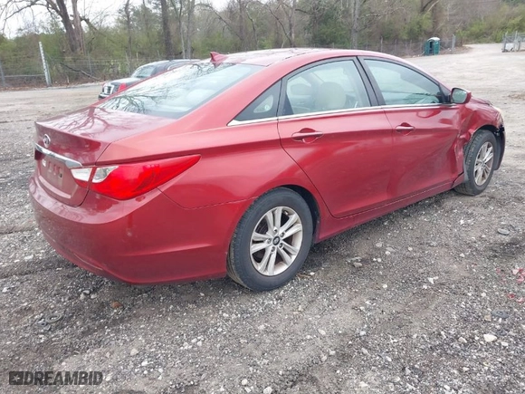 2012 Hyundai Sonata GLS with VIN 5NPEB4AC9CH502061, listed as a IAAI auction lot 41867621 with 97,189 mi miles. Bid and sale history available at carsss.com. Image 4.