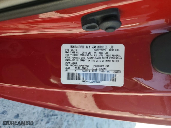 2013 Infiniti G37 Coupe x with VIN JN1CV6EL0DM980027, listed as a Copart auction lot 52816305 with 159,611 mi miles and Non Repairable. Bid and sale history available at carsss.com. Image 12.