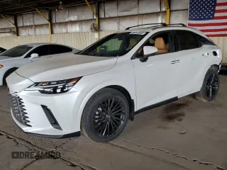 2025 Lexus RX 350h z VIN 2T2BBMCA8SC076794, wystawiony jako Copart lot #58247695 z przebiegiem 552 mil mil oraz Szkoda całkowita • Salvage title. Historia ofert i sprzedaży dostępna na DreamBid. Obrazek 1.
