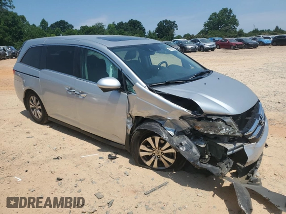 2014 Honda Odyssey EX-L z VIN 5FNRL5H66EB045019, wystawiony jako Copart lot #62899125 z przebiegiem 179 298 mil mil oraz Szkoda całkowita • Salvage title. Historia ofert i sprzedaży dostępna na DreamBid. Obrazek 4.