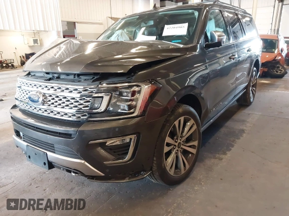 2020 Ford Expedition Max Platinum with VIN 1FMJK1MT1LEA64253, listed as a IAAI auction lot 42204905 with 66,750 mi miles and . Bid and sale history available at DreamBid. Image 6.