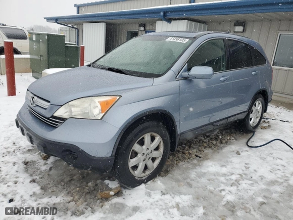 2007 Honda CR-V EX-L with VIN JHLRE48737C121828, listed as a Copart auction lot 41498105 with 195,168 mi miles and Clean Title. Bid and sale history available at carsss.com. Image 1.