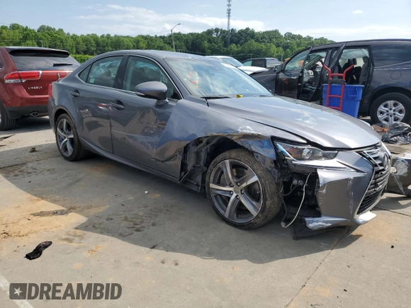 2018 Lexus IS 300 with VIN JTHC81D24J5030385, listed as a Copart auction lot 57968765 with 135,212 mi miles and Salvage title. Bid and sale history available at DreamBid. Image 4.