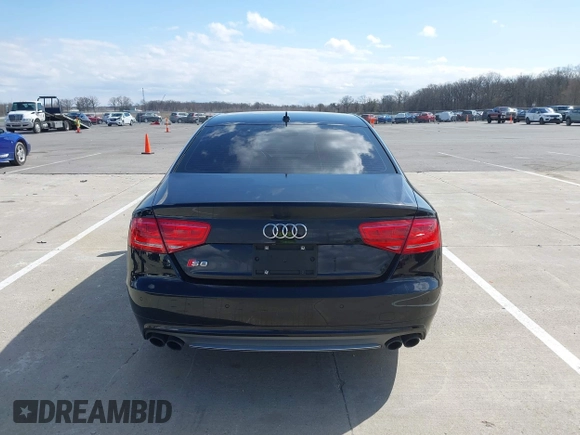 2013 Audi S8 with VIN WAUD2AFD6DN021372, listed as a IAAI auction lot 41983495 with 159,832 mi miles. Bid and sale history available at carsss.com. Image 17.