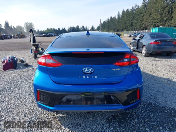 2017 Hyundai Ioniq Limited with VIN KMHC85LC9HU049108, listed as a IAAI auction lot 42120890 with 62,155 mi miles and . Bid and sale history available at DreamBid. Image 16.