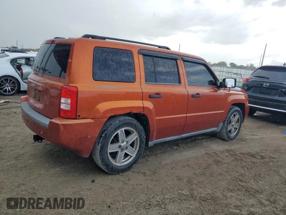 2008 Jeep Patriot Sport z VIN 1J8FT28WX8D649176, wystawiony jako Copart lot #55927795 z przebiegiem 109 587 mil mil oraz Czysty tytuł • Clean title. Historia ofert i sprzedaży dostępna na DreamBid. Obrazek 3.