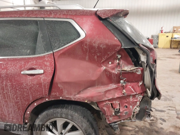 2015 Nissan Rogue SL with VIN 5N1AT2MV8FC754666, listed as a IAAI auction lot 41105253 with 74,547 mi miles. Bid and sale history available at carsss.com. Image 6.