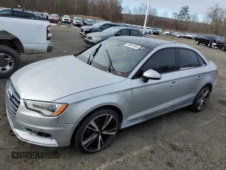 2015 Audi A3 2.0 TDI Premium with VIN WAUAJGFF7F1059083, listed as a Copart auction lot 85941684 with 90,591 mi miles and Clean Title. Bid and sale history available at carsss.com. Image 1.