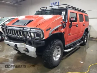 2008 Hummer H2 SUV with VIN 5GRGN23848H104242, listed as a Copart auction lot 80459214 with 118,574 mi miles and Salvage Title. Bid and sale history available at carsss.com. Image 1.