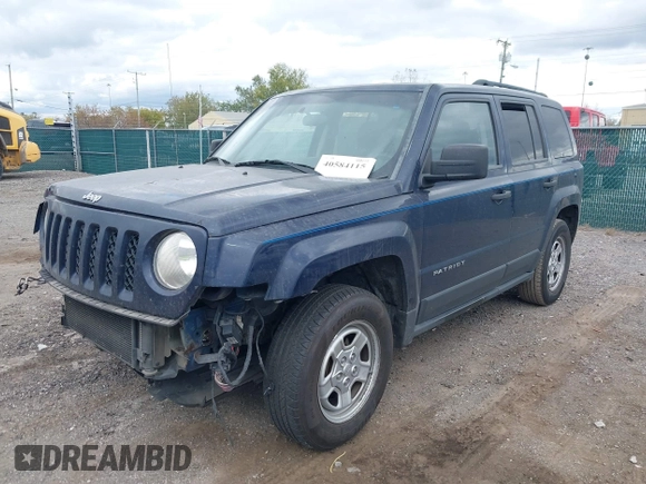 2012 Jeep Patriot Sport with VIN 1C4NJRBB4CD659072, listed as a IAAI auction lot 40584115 with 183,672 mi miles. Bid and sale history available at carsss.com. Image 2.