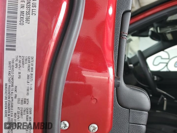 2025 Jeep Compass Trailhawk with VIN 3C4NJDDN3ST557667, listed as a Copart auction lot 65611635 with 8,984 mi miles and Clean title. Bid and sale history available at DreamBid. Image 13.