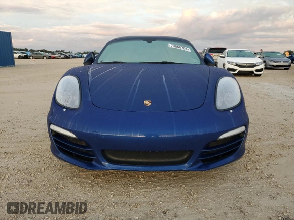2013 Porsche Boxster с VIN WP0CA2A86DK112144, выставлен на аукционе Copart как лот 73866704 с пробегом Не указан миль и Списание • Salvage title. История ставок и продаж доступна на DreamBid. Изображение 5.